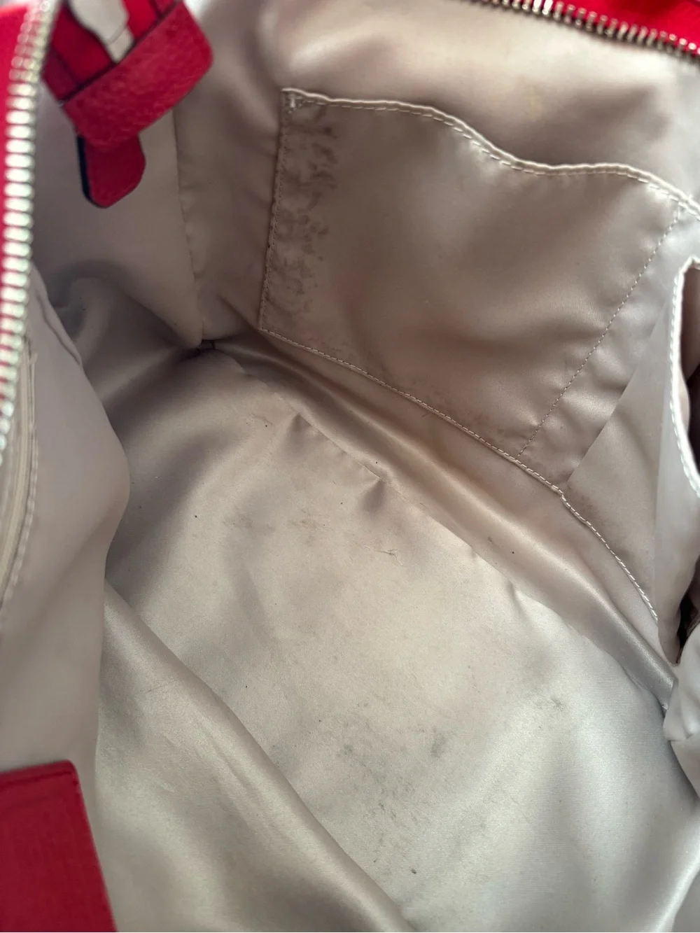 Coach carry polished leather